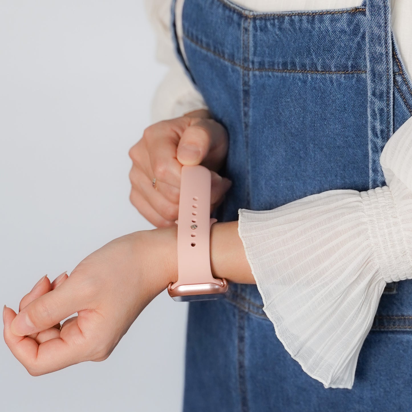 【NEW】新色追加 シリコン スポーツ くすみ パステル アップルウォッチバンド Apple Watch ベルト