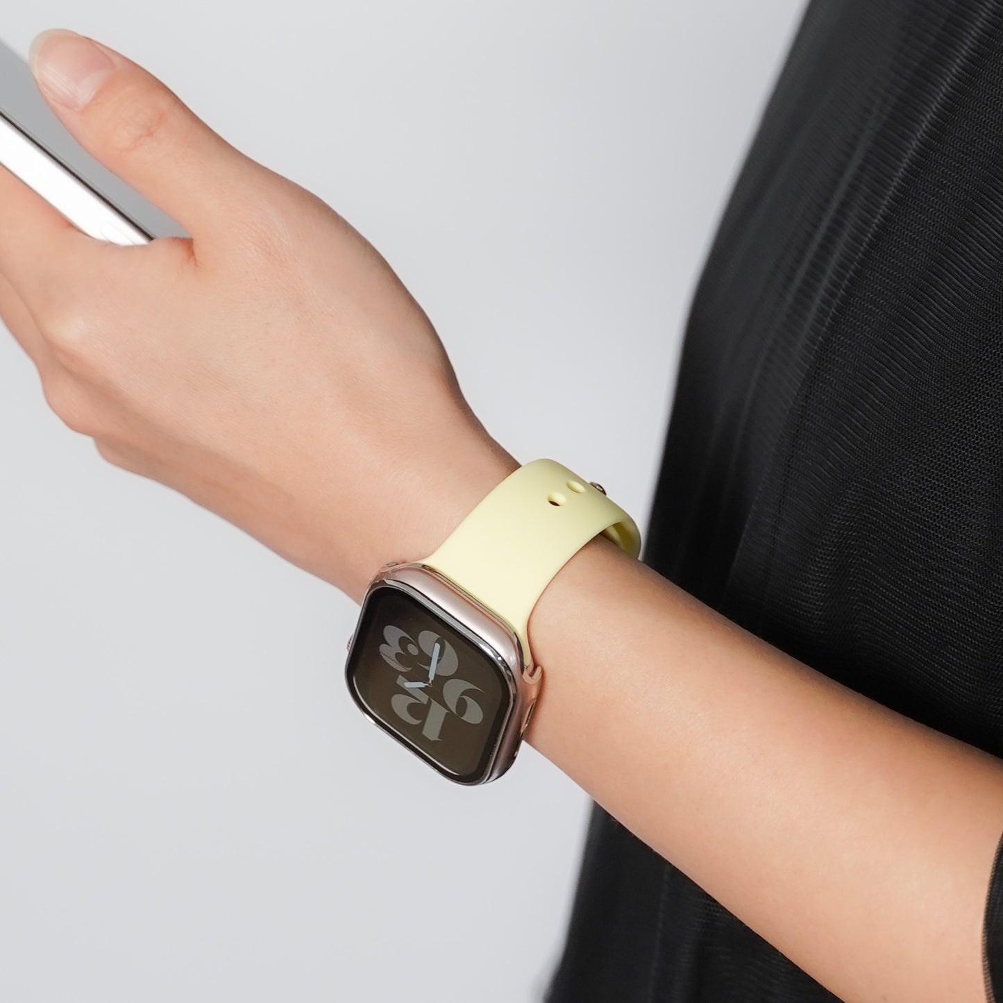 【NEW】新色追加 シリコン スポーツ くすみ パステル アップルウォッチバンド Apple Watch ベルト