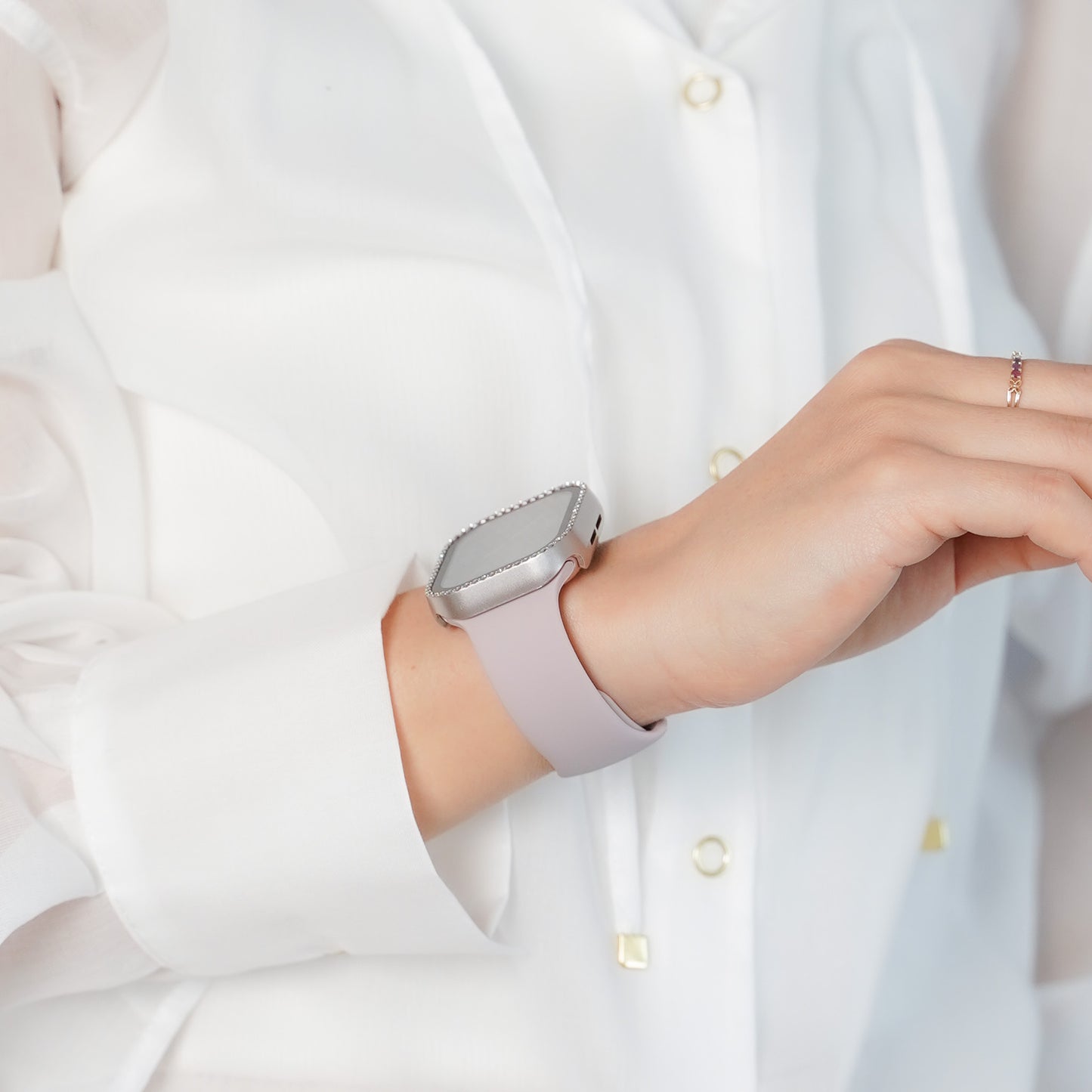 【NEW】新色追加 シリコン スポーツ くすみ パステル アップルウォッチバンド Apple Watch ベルト