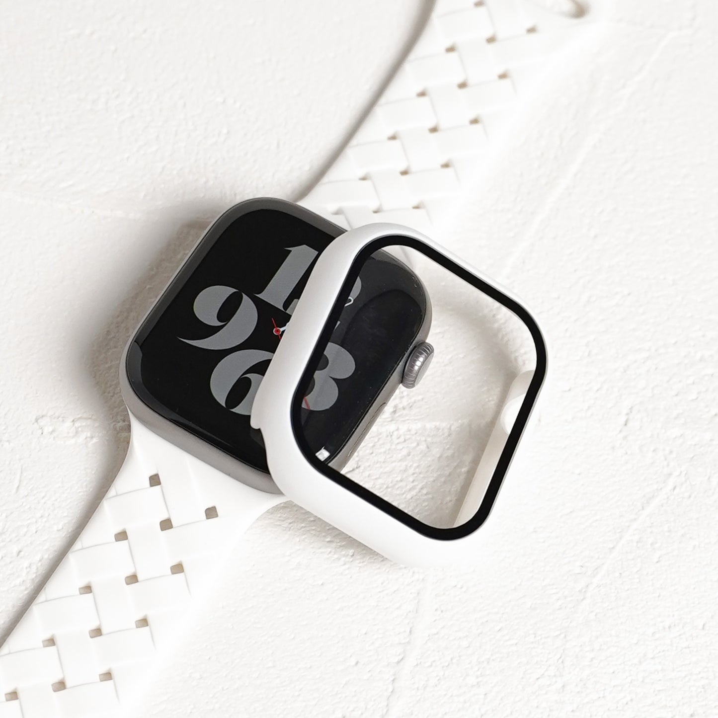マット 全面 保護カバー ガラス付き ハードタイプ アップルウォッチ ケース Apple Watch