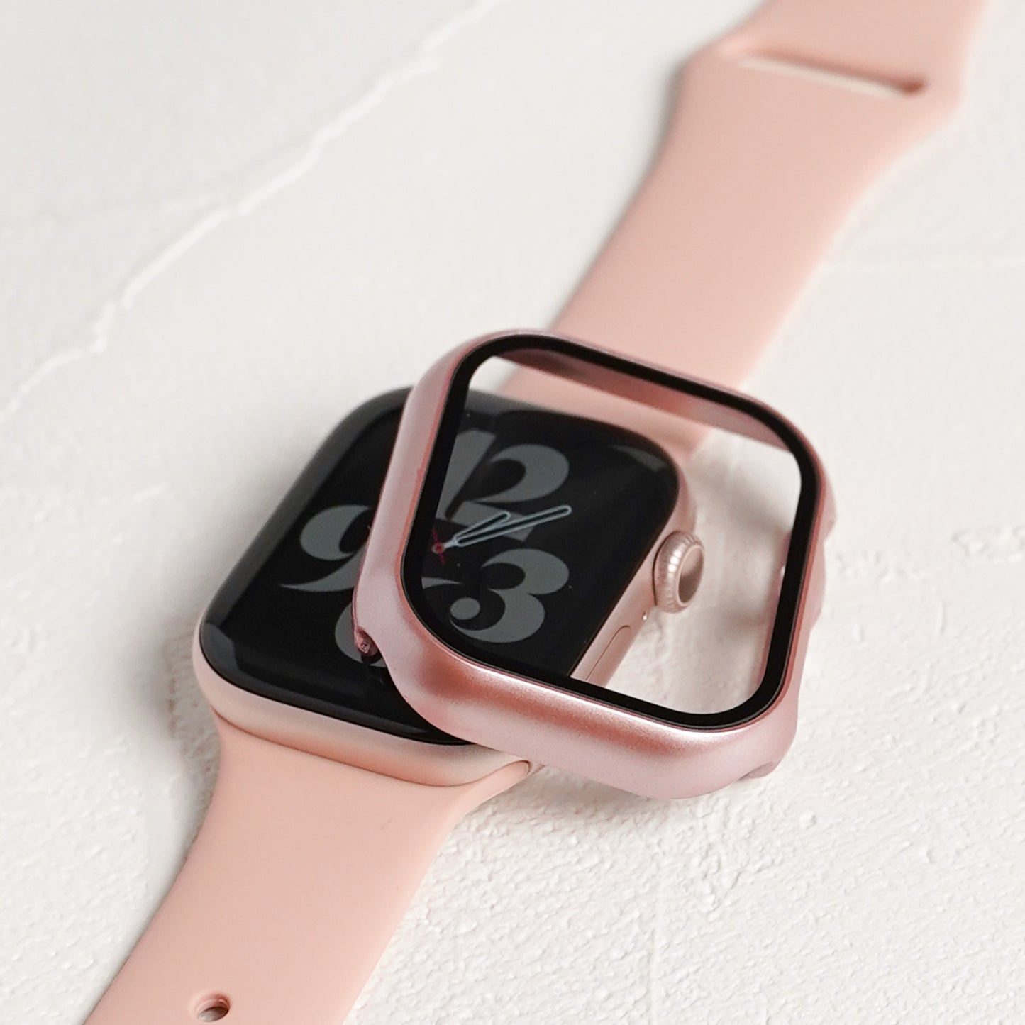 マット 全面 保護カバー ガラス付き ハードタイプ アップルウォッチ ケース Apple Watch