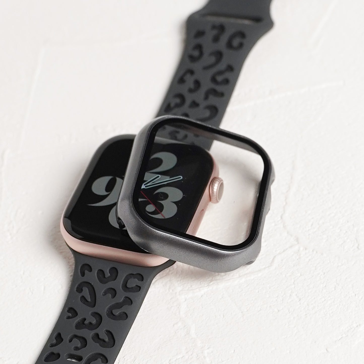 マット 全面 保護カバー ガラス付き ハードタイプ アップルウォッチ ケース Apple Watch