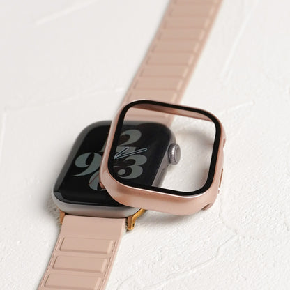 【新色追加】マット 全面 保護カバー ガラス付き ハードタイプ アップルウォッチ ケース Apple Watch