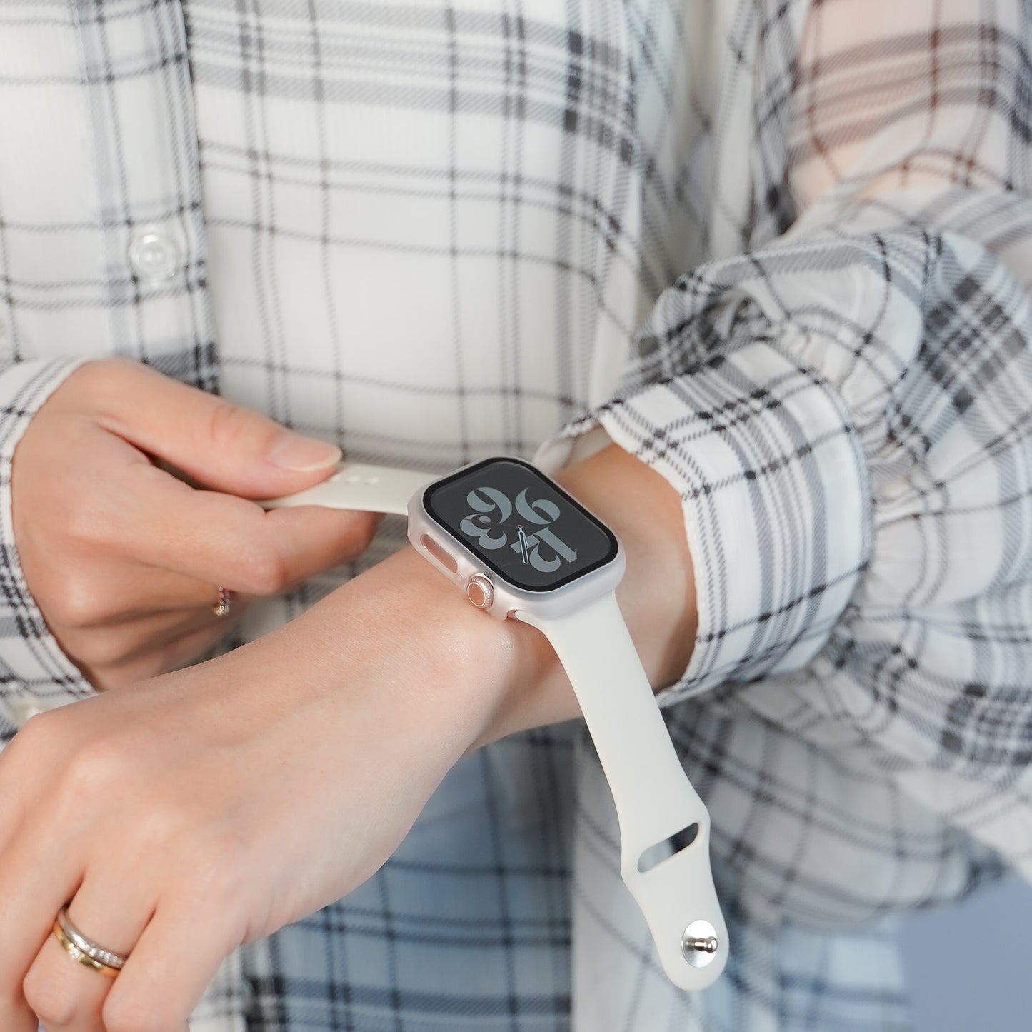 マット 全面 保護カバー ガラス付き ハードタイプ アップルウォッチ ケース Apple Watch