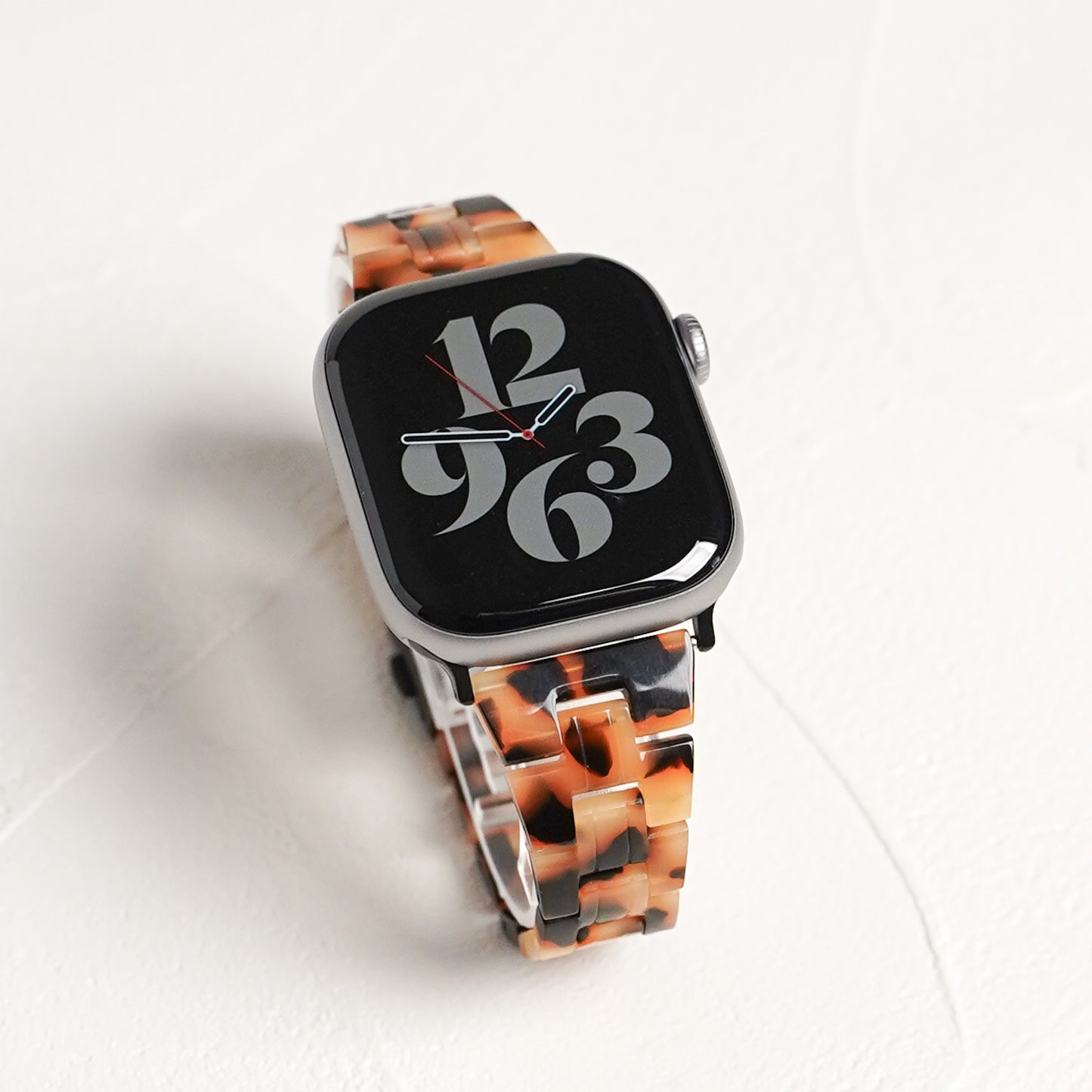 【NEW】スリム 樹脂 マーブル アップルウォッチバンド Apple Watch ベルト