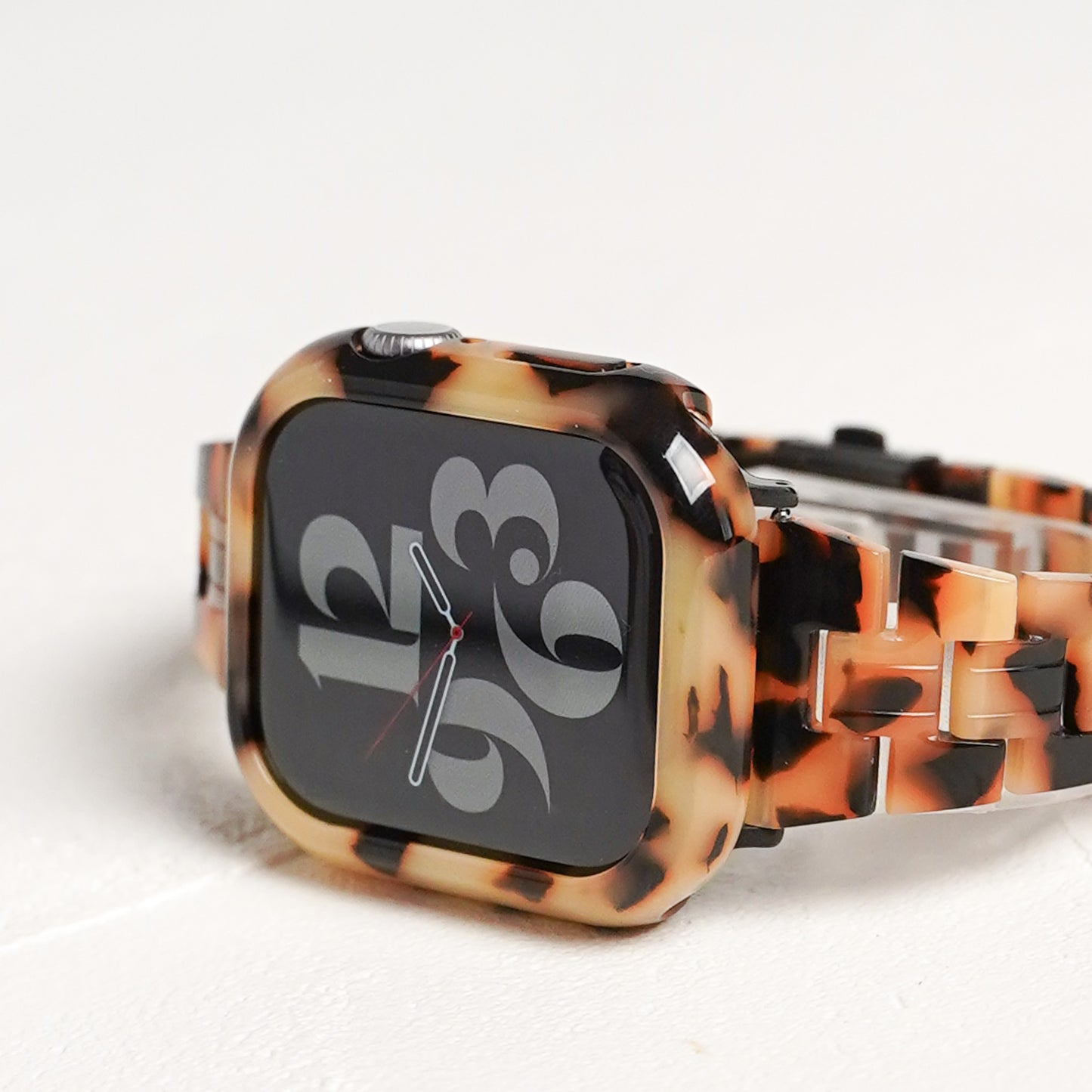 【NEW】樹脂 マーブル 保護フレーム ガラスなし ハードタイプ アップルウォッチ ケース Apple watch