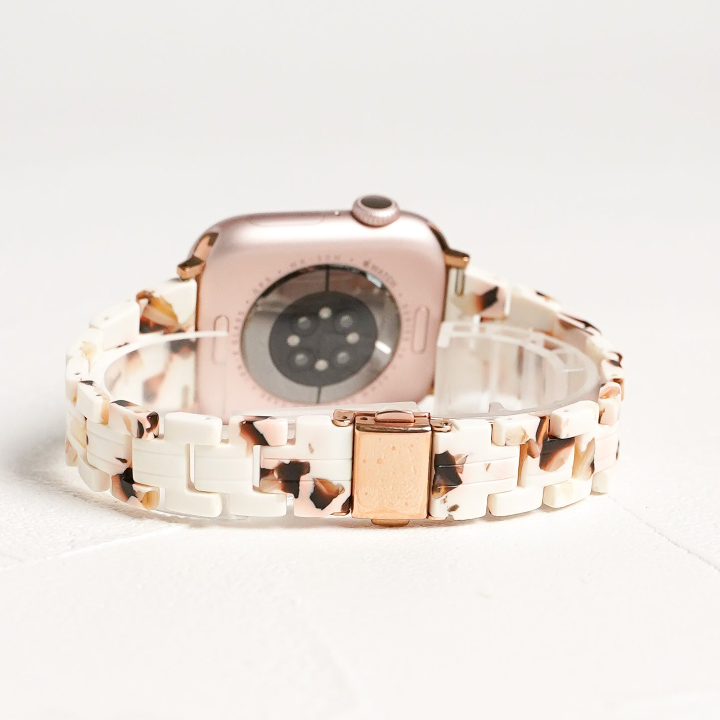 【NEW】スリム 樹脂 マーブル アップルウォッチバンド Apple Watch ベルト