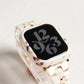 【NEW】樹脂 マーブル 保護フレーム ガラスなし ハードタイプ アップルウォッチ ケース Apple watch