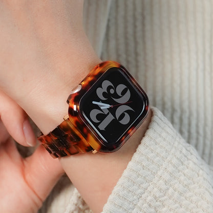 【NEW】樹脂 マーブル 保護フレーム ガラスなし ハードタイプ アップルウォッチ ケース Apple watch