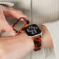 【NEW】スリム 樹脂 マーブル アップルウォッチバンド Apple Watch ベルト
