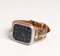 Tweed Leather Apple Watch Band Plaid Apple Watch