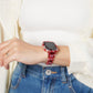 【NEW】樹脂 マーブル 保護フレーム ガラスなし ハードタイプ アップルウォッチ ケース Apple watch