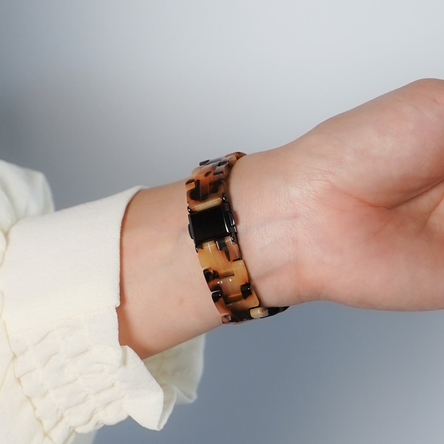【NEW】スリム 樹脂 マーブル アップルウォッチバンド Apple Watch ベルト
