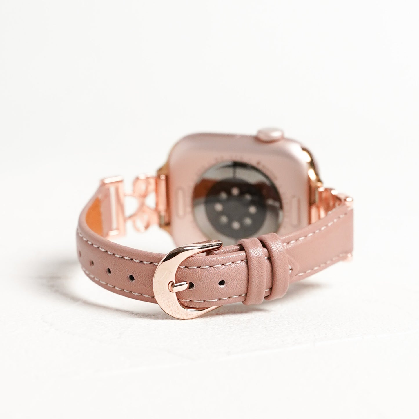 【NEW】リボンストーン スリムレザー アップルウォッチバンド Apple Watch ベルト