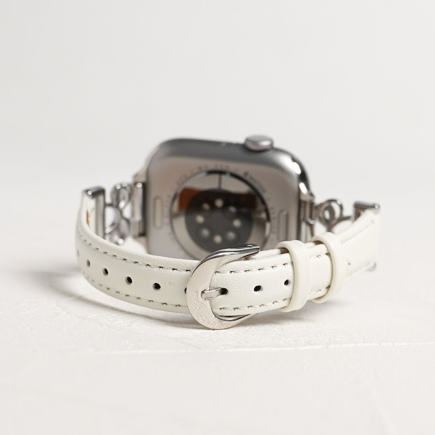 【NEW】リボンストーン スリムレザー アップルウォッチバンド Apple Watch ベルト