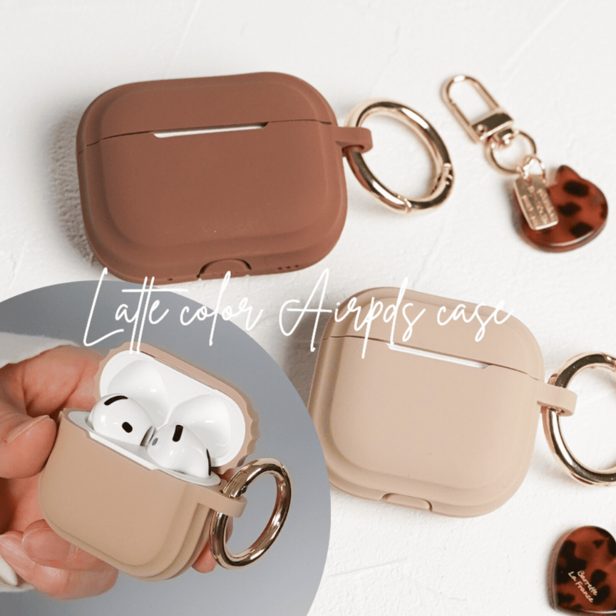 【NEW】シリコン ラテカラー エアポッズケース AirPods カバー AirPods4 Pro2 case