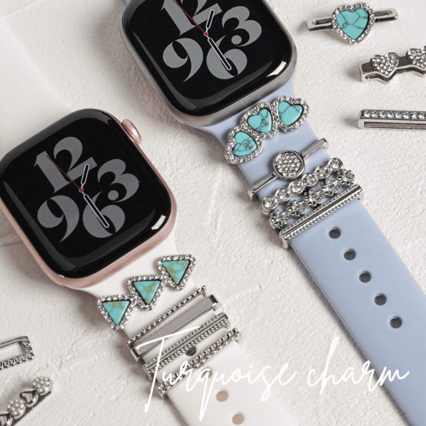 【NEW】ターコイズチャーム シルバー アクセサリー アップルウォッチ Apple Watch