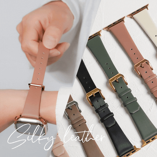 【NEW】レザー シルク調 アップルウォッチバンド Apple Watch ベルト