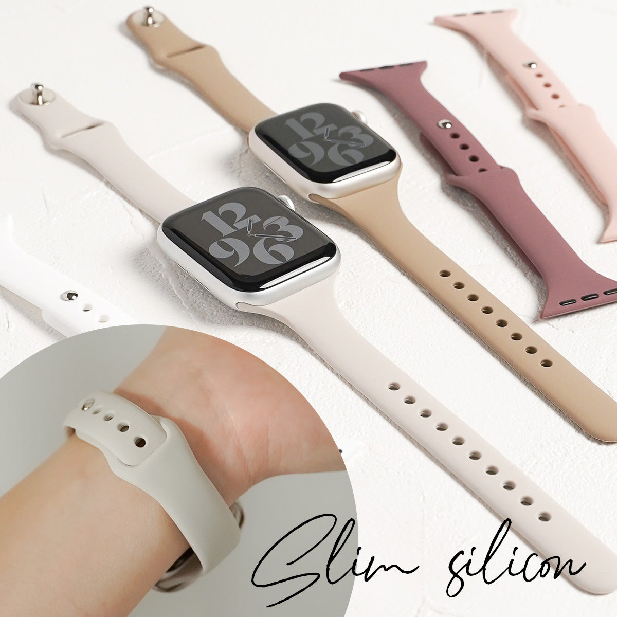 [Renewal] Silicone Slim Apple Watch Band Apple Watch Strap