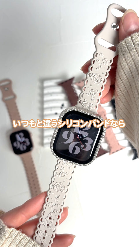 \ローズ＆フリルでかわいく❤︎/ #shorts #applewatch