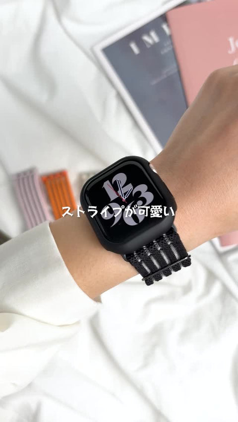 \ナイロン×ストライプ❤︎/ #shorts #applewatch