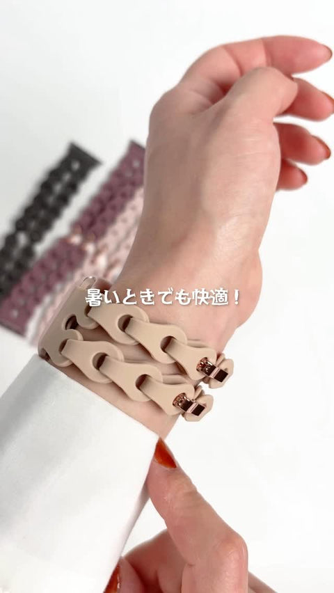 \蒸れにくいシリコン❤︎/ #shorts #applewatch