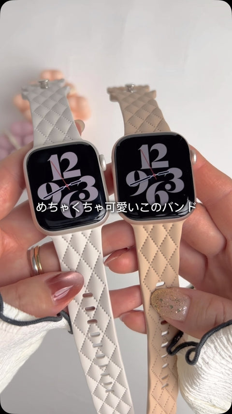 \キルティング風バンド❤︎/ #shorts #applewatch