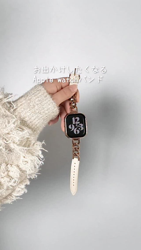 \レザー×チェーンでお出かけ❤︎/ #shorts #applewatch