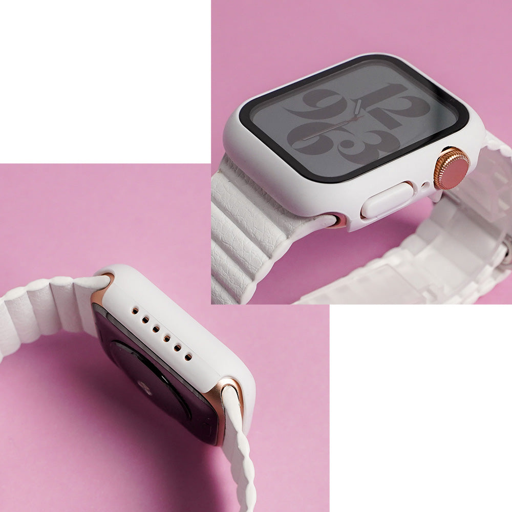Apple Watch  44 カバー  ホワイト 白 アップルウォッチ ケース