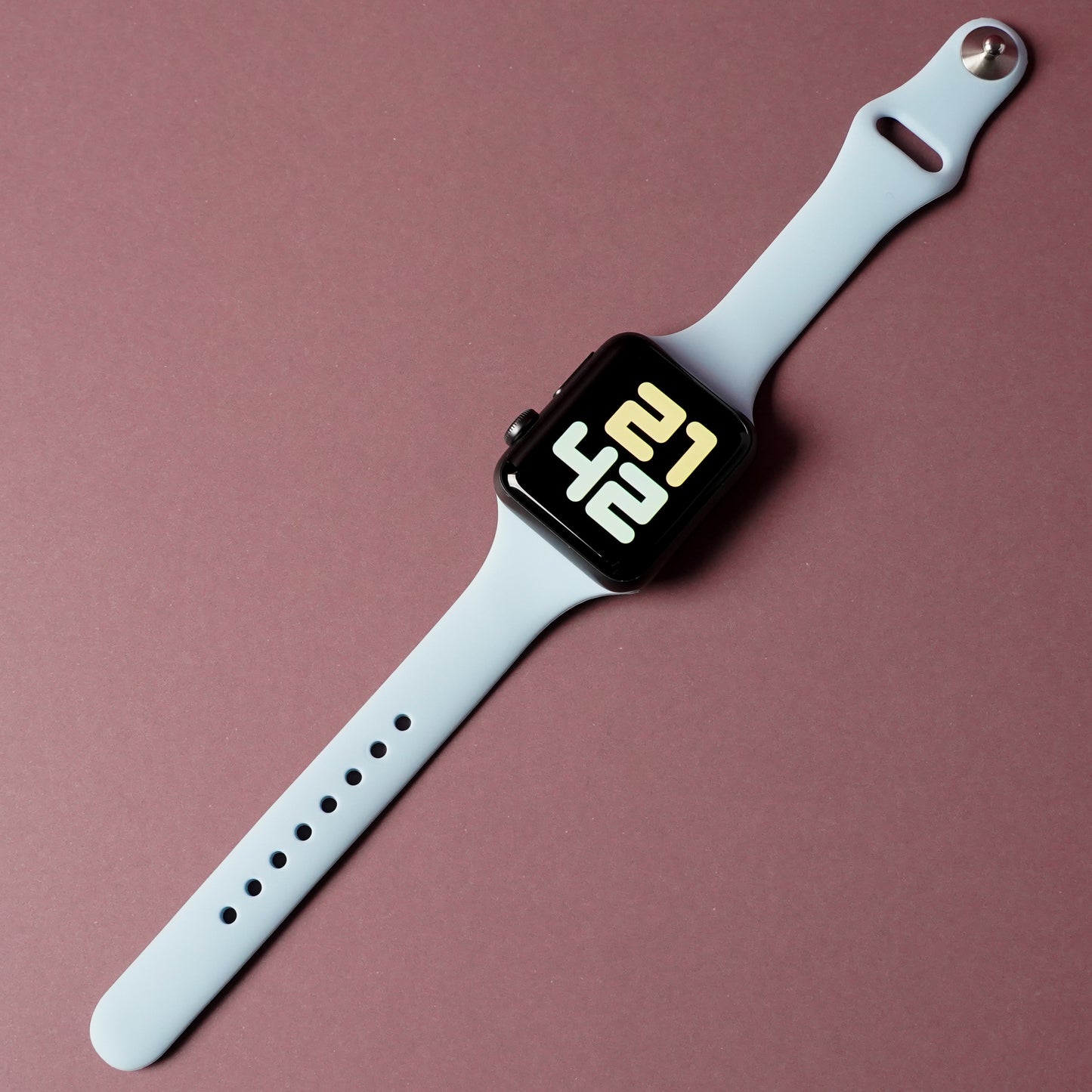 Silicone Slim Apple Watch Band Dull Pastel Monotone Apple Watch 