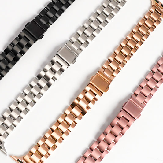 Triple Stainless Steel Slim Apple Watch Band Apple Watch