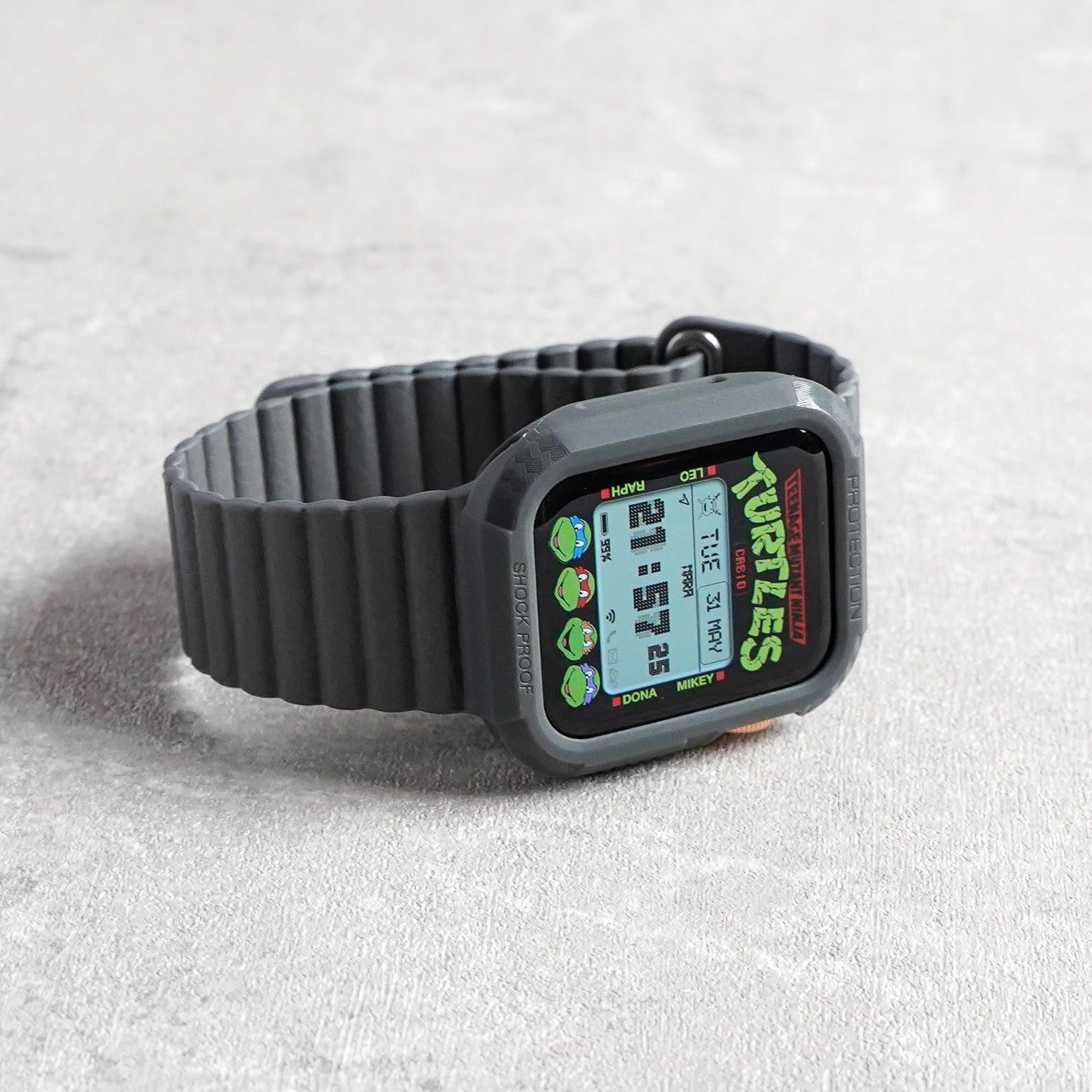 TPU プロテクト マット 保護フレーム ソフトタイプ アップルウォッチ ハーフカバー ケース Apple Watch