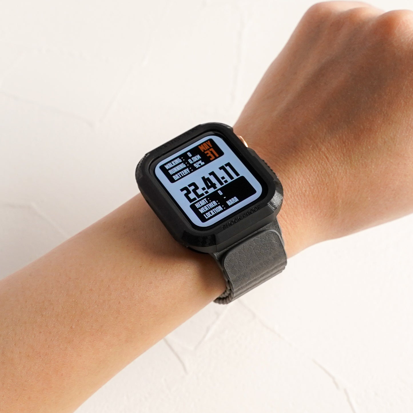 TPU プロテクト マット 保護フレーム ソフトタイプ アップルウォッチ ハーフカバー Apple Watch