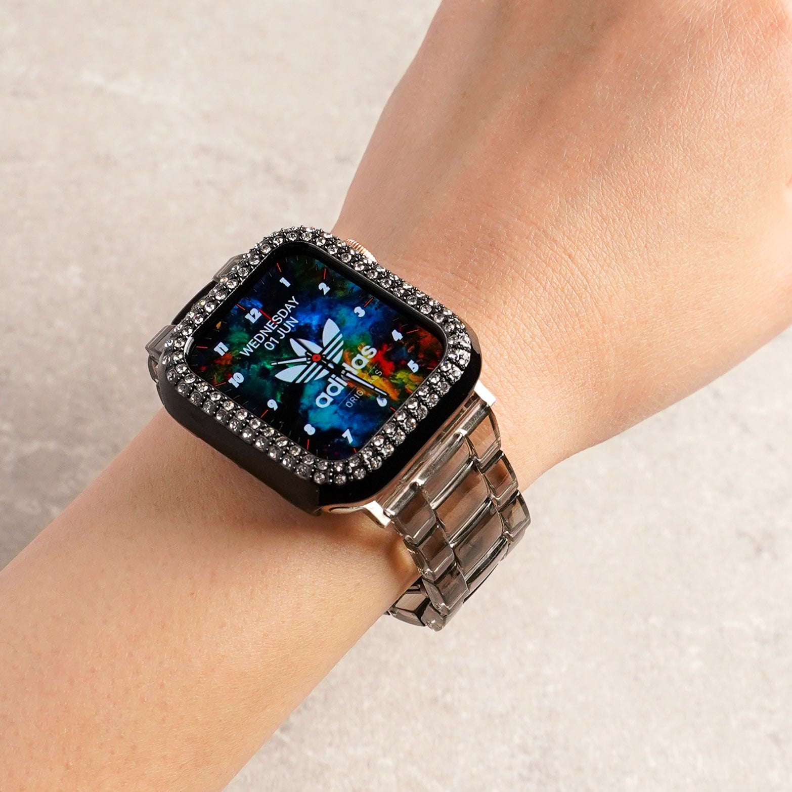 34CS☆アップルウォッチキラキラカバーApple Watch 保護バンド-