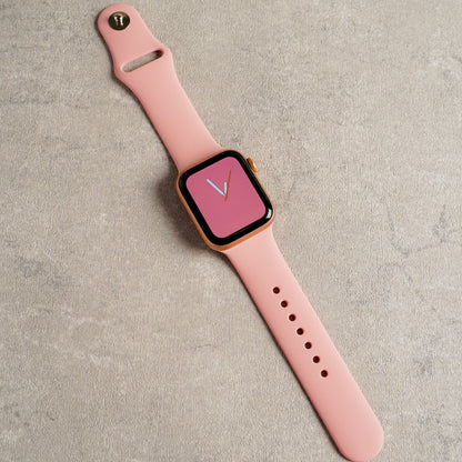 シリコン スポーツ くすみ パステル モノトーン アップルウォッチバンド  Apple Watch ベルト