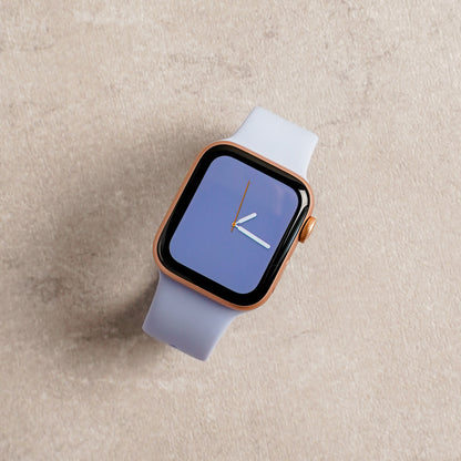 シリコン スポーツ くすみ パステル モノトーン アップルウォッチバンド  Apple Watch ベルト