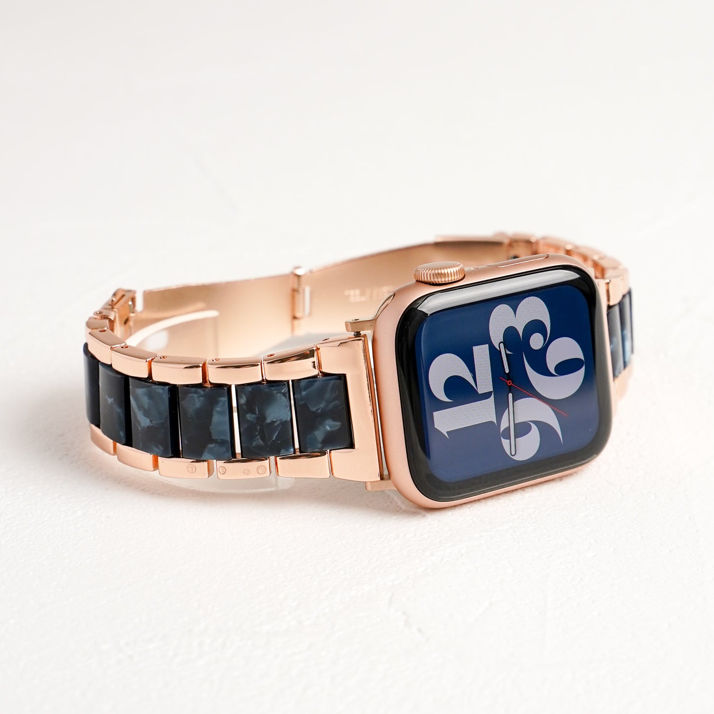 大理石パターン Apple Watch用 シリコーンのウォッチバンド付き 通販