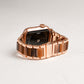 Resin x Stainless Steel Marble Rose Gold Silver Apple Watch Band Apple Watch