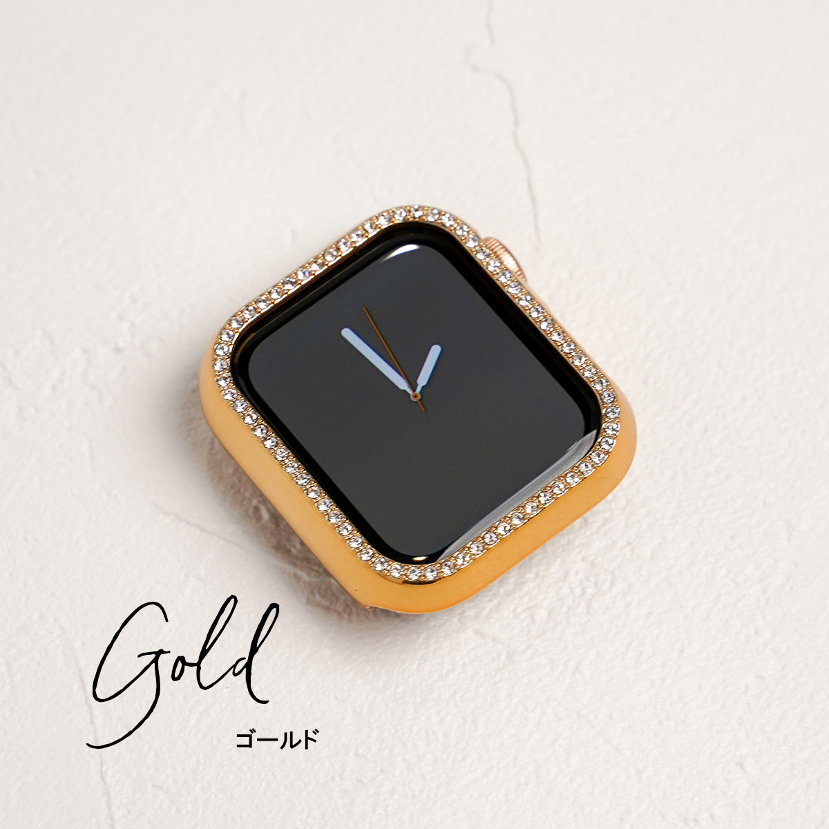 Ku1アップルウォッチカバーケース Apple Watch キラキラ カスタム - 時計