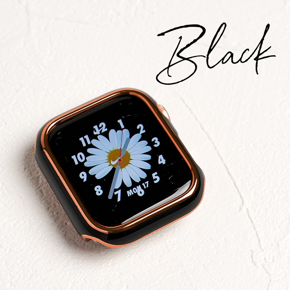 ローズゴールドライン 保護フレーム ハードタイプ アップルウォッチ カバー Apple Watch