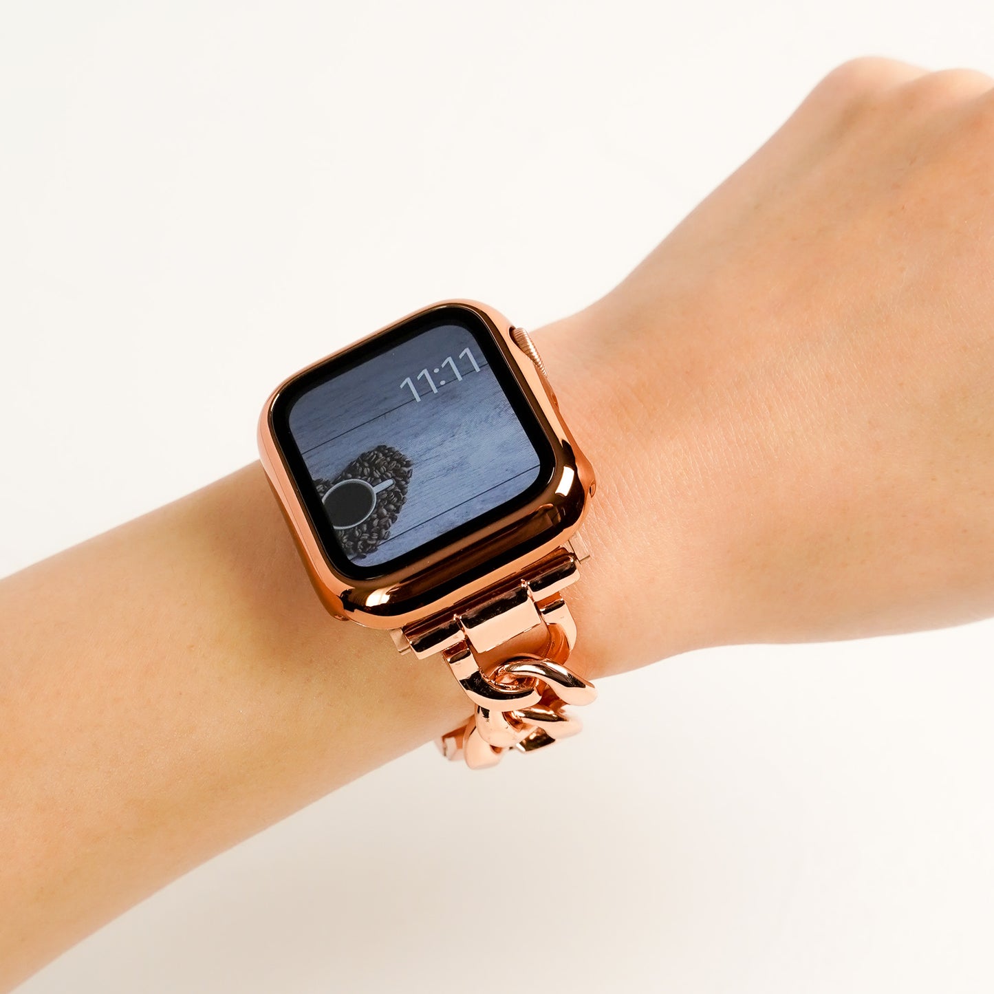 メッキ 全面 保護カバー ハードタイプ アップルウォッチ ケース Apple Watch