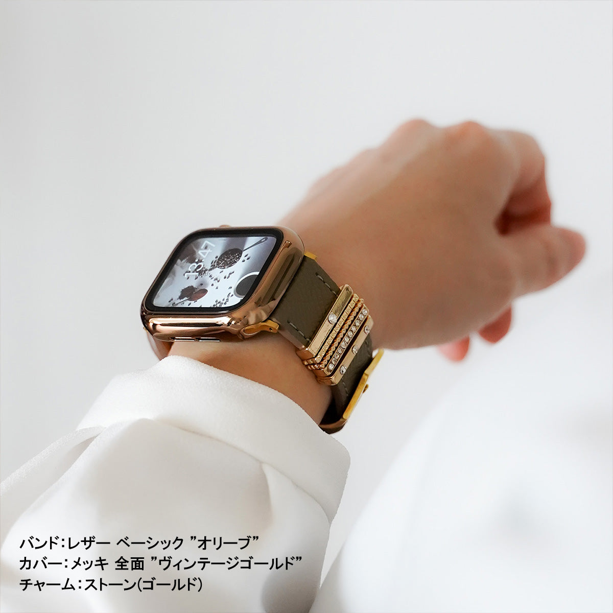 AppleWatch 42mm ハードケース 保護カバー アップルウォッチ 黒色